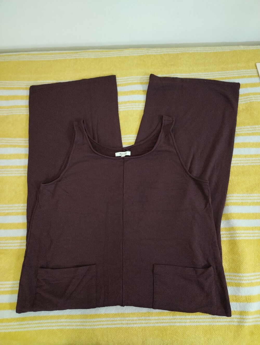Madewell Superbrushed Pull-On  Size L Maroon